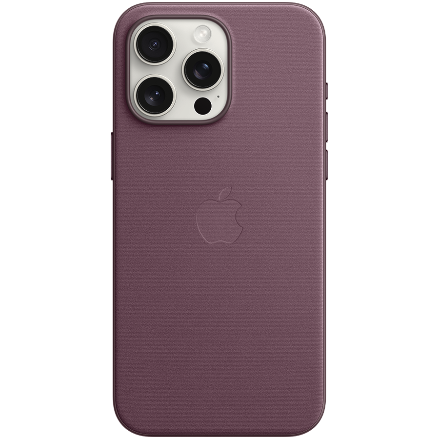 

Чехол APPLE FineWoven Case с MagSafe Шелковица для iPhone 15 Pro Max (MT4X3ZM/A)