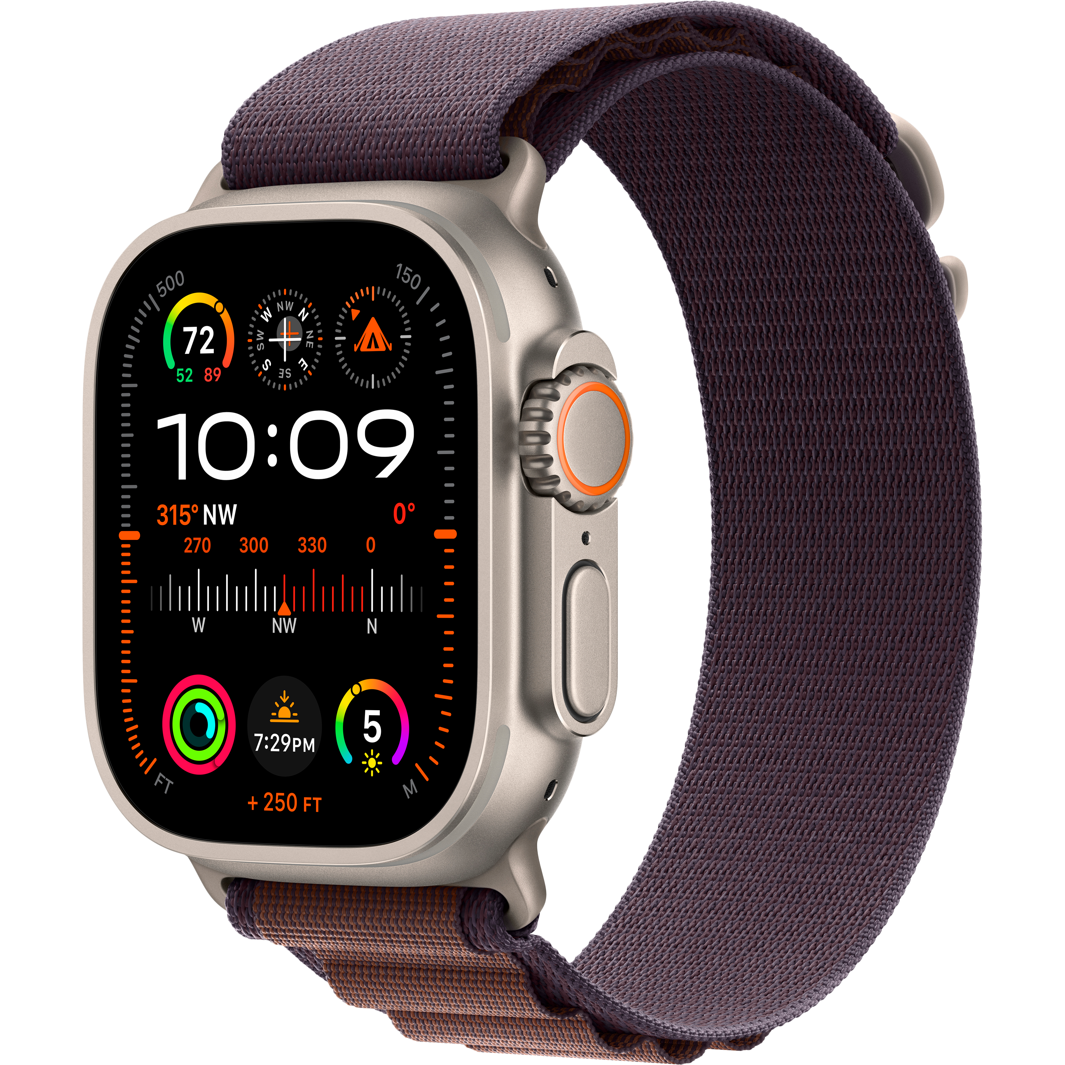 

Apple Watch Ultra Series 2 GPS + Cellular, 49мм, , Indigo Alpine Loop, Размер M (MRET3GK/A)