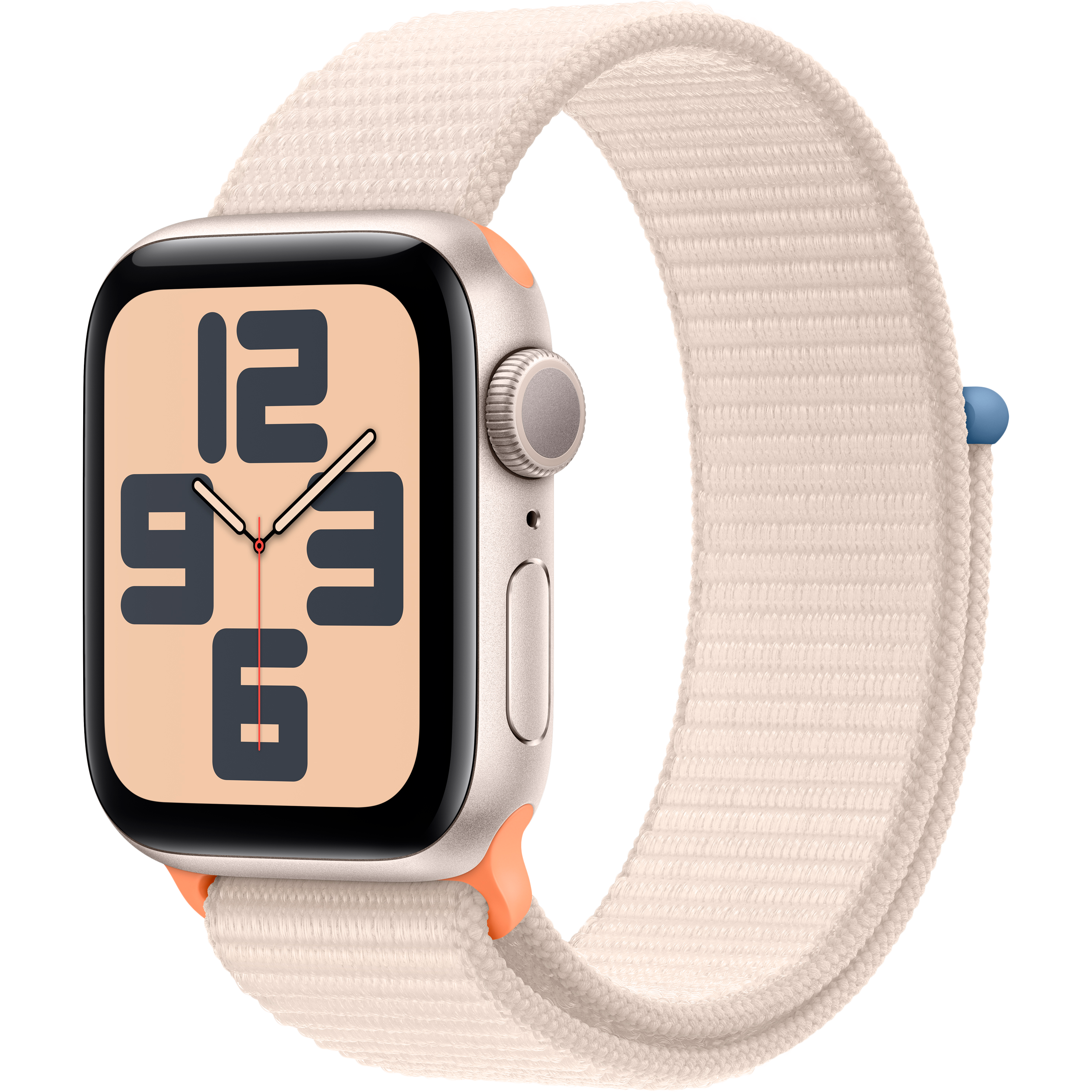 

Apple Watch SE GPS Gen.2 (2023), 40мм, Сияющая звезда, Starlight Sport Loop (MR9W3QI/A)