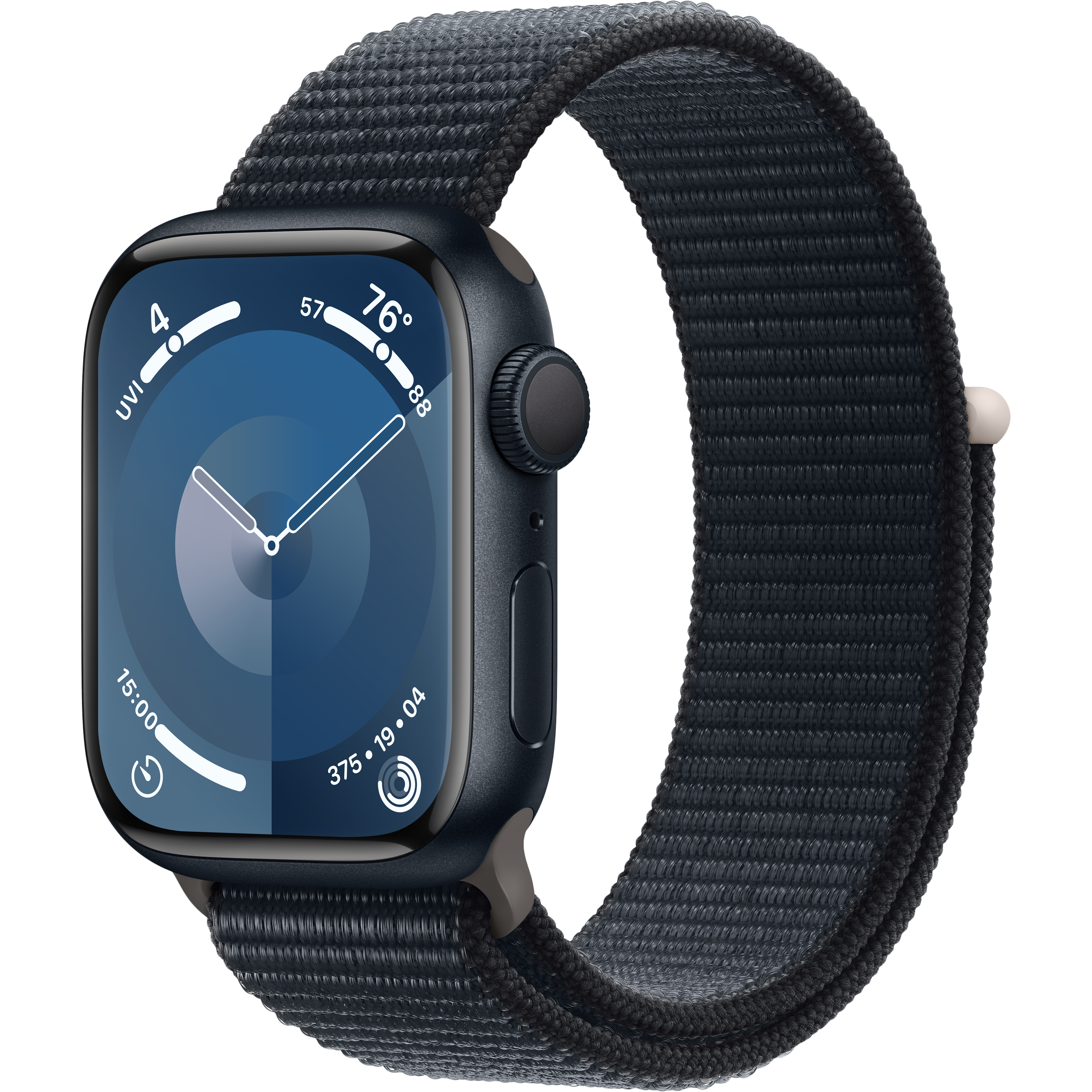 

Apple Watch Series 9 GPS, 41мм, Тёмная ночь, Midnight Sport Loop (MR8Y3QI/A)