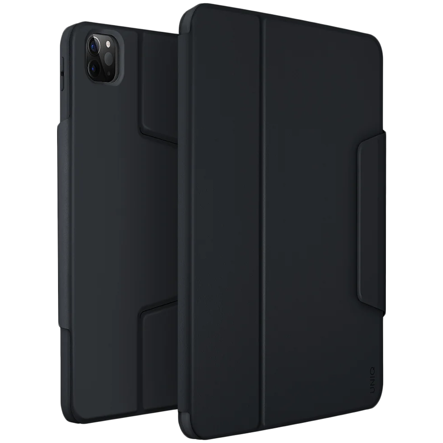 

Обложка Smart Cover UNIQ ROVUS Magnetic Чёрная для iPad Pro 11-inch (4th поколение)/Air (4-го поколения)/Air (5-го поколения)/Pro 11 дюймов (3-го поколения) (NPDP11(2022)-ROVUSBLK)