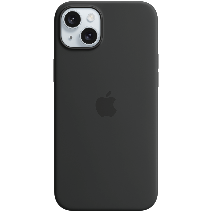 

Чехол APPLE силиконовый с MagSafe Чёрный для iPhone 15 Plus (MXQR3ZM/A)