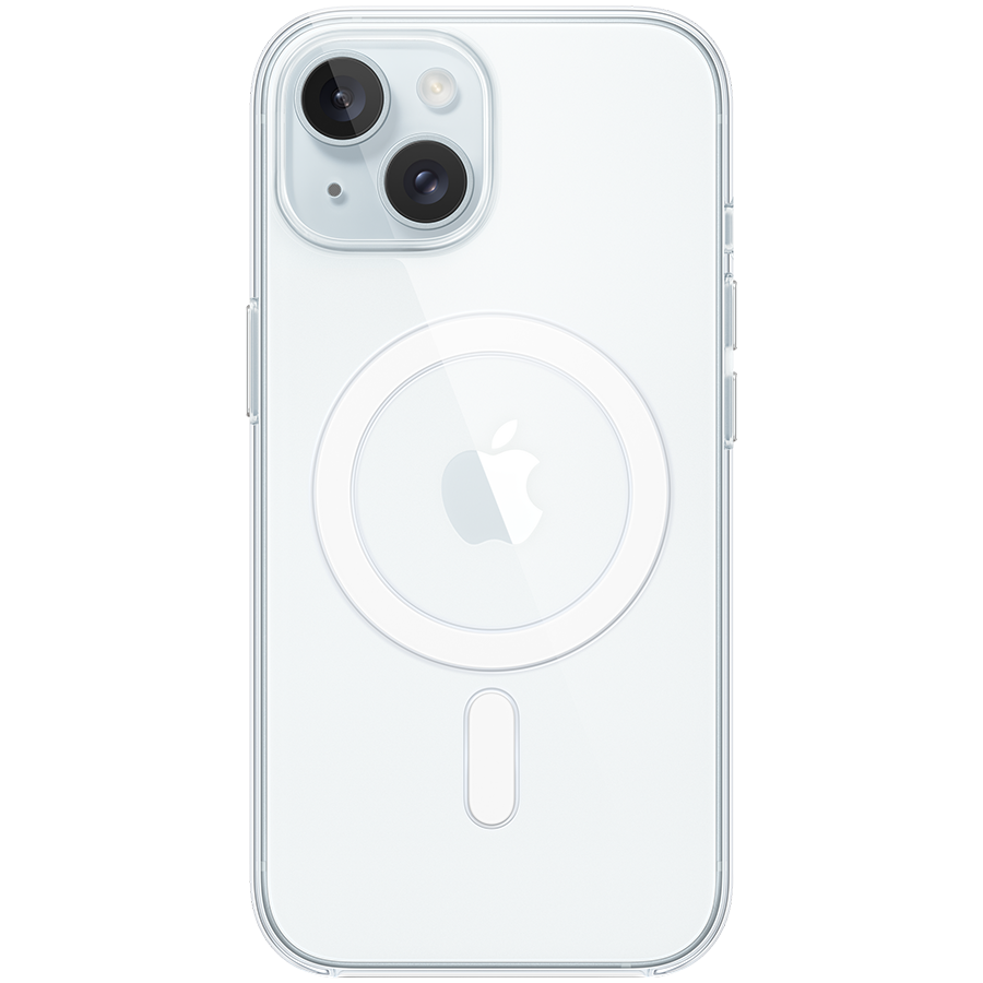 

Чехол APPLE Clear MagSafe с MagSafe Прозрачный для iPhone 15 (MXRK3ZM/A)