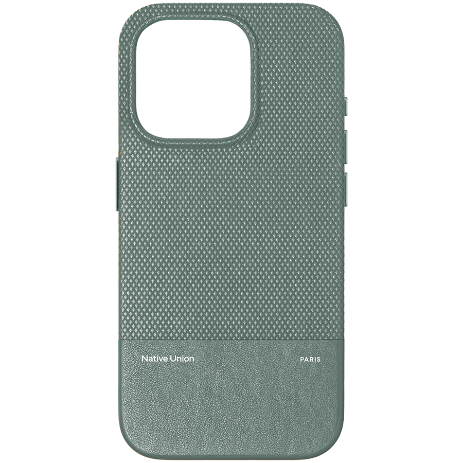 

Чехол NATIVE UNION (RE)CLASSIC CASE с MagSafe Slate Green для iPhone 16 Pro (RECLA-GRN-NP24P)