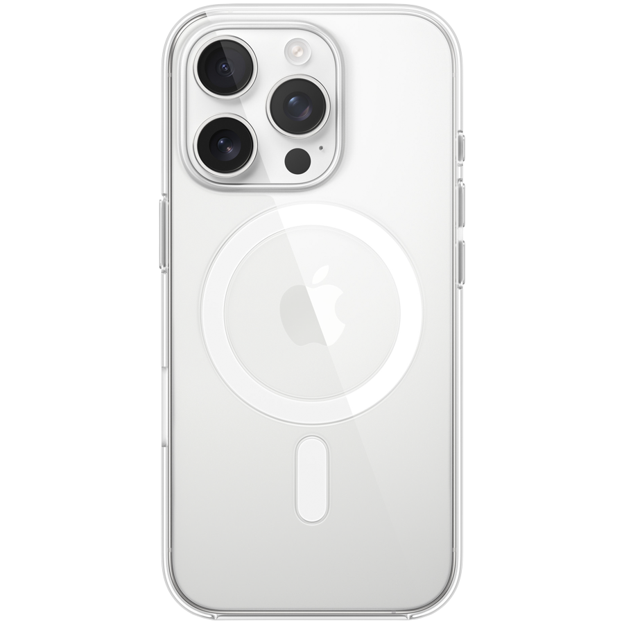 

Чехол APPLE Clear Case с MagSafe Прозрачный для iPhone 16 Pro (MA7E4ZM/A)