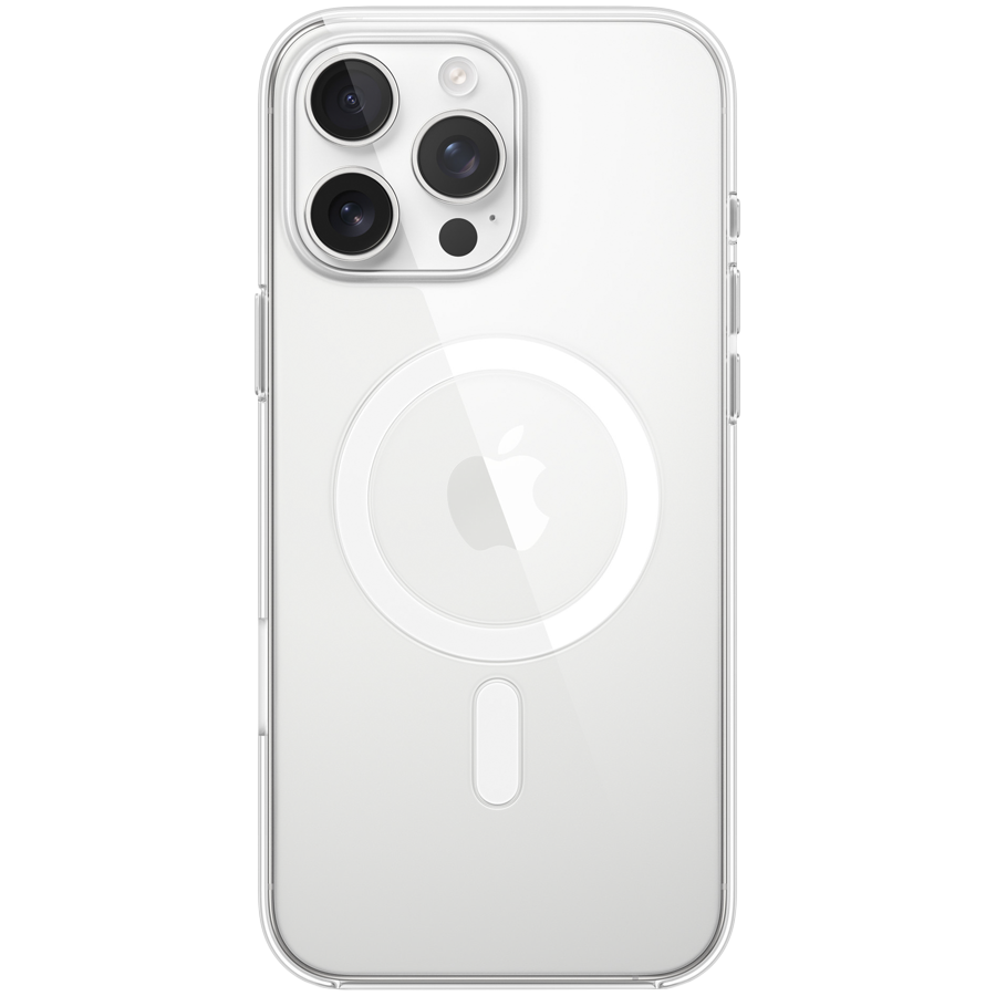 

Чехол APPLE Clear Case с MagSafe Прозрачный для iPhone 16 Pro Max (MA7F4ZM/A)