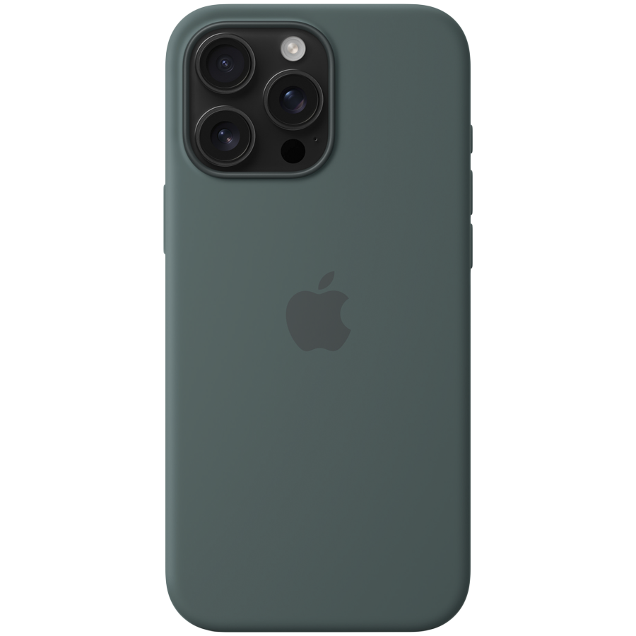 

Чехол APPLE силиконовый с MagSafe Lake Green для iPhone 16 Pro Max (MA7V4ZM/A)