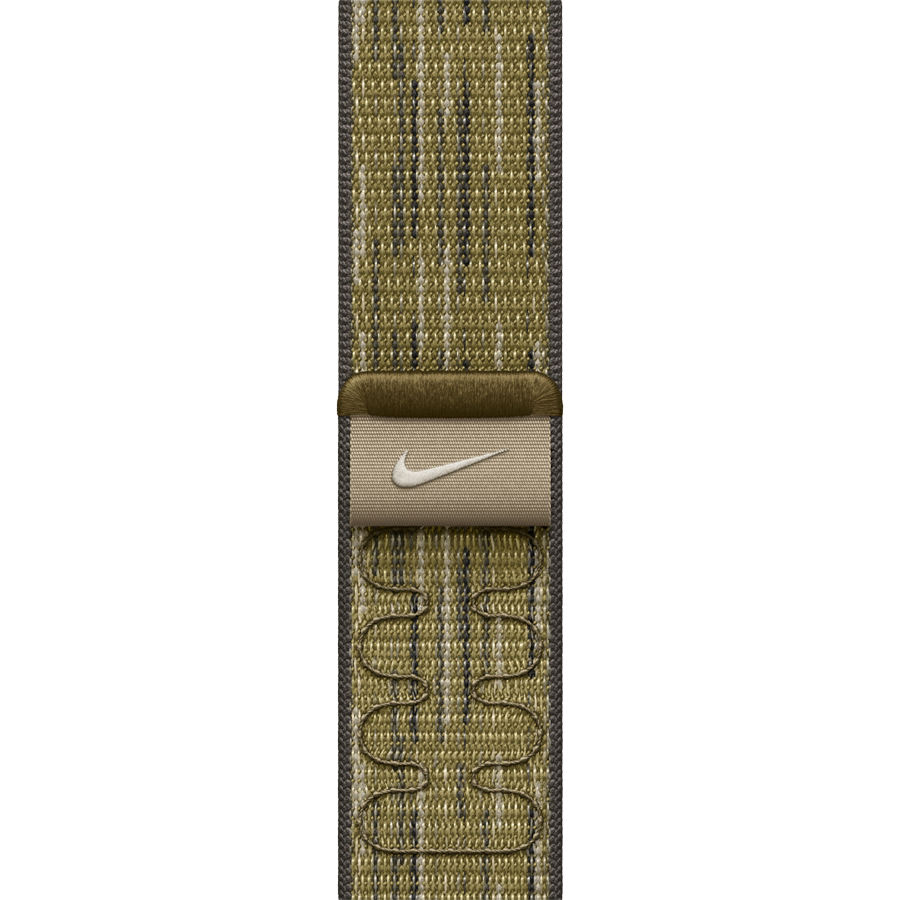 

Ремешок APPLE 40мм Nike Sport Loop Nike Sport Loop Green/Grey для Apple Watch 40 mm (MC1H4ZM/A)