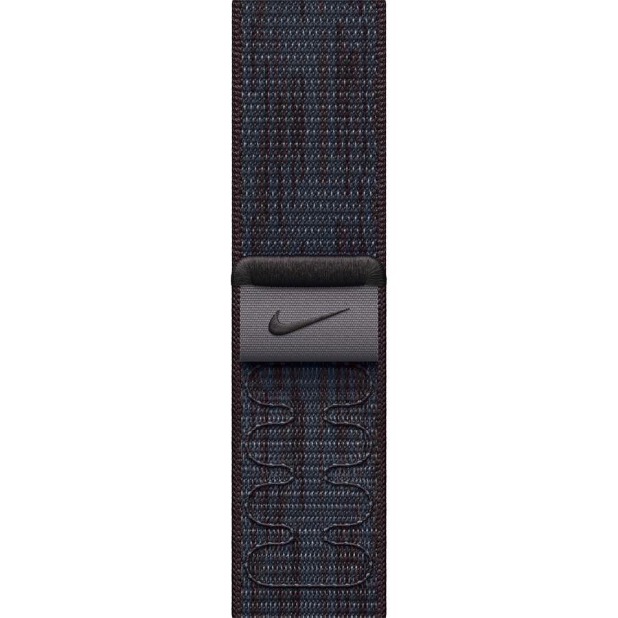 

Ремешок APPLE 40мм Nike Sport Loop Nike Sport Loop Чёрный/Синий для Apple Watch 40 mm (MC1L4ZM/A)