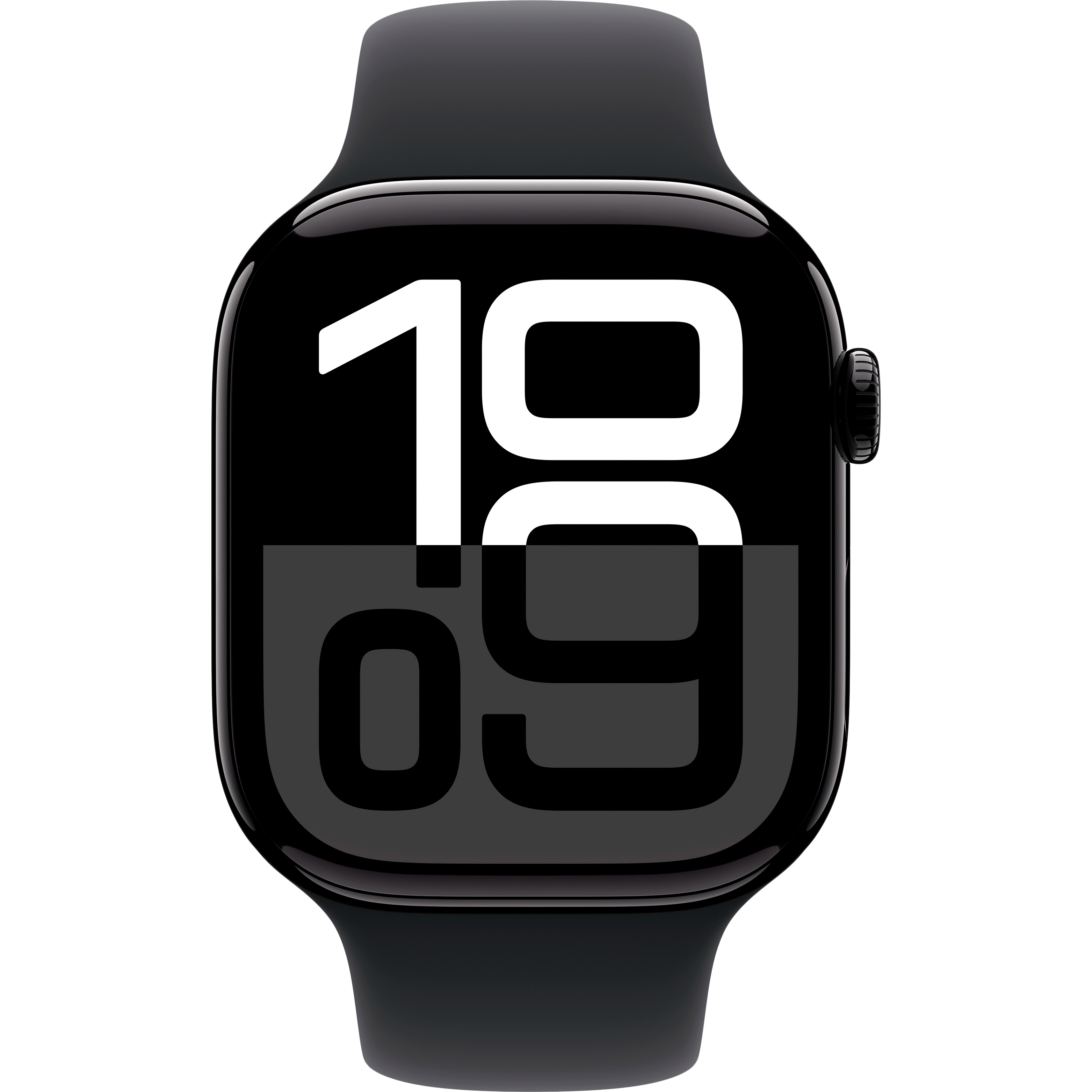 

Apple Watch Series 10 GPS, 46мм, Оникс, Cпортивный ремешок чёрного цвета, S/M (MWWP3QI/A)