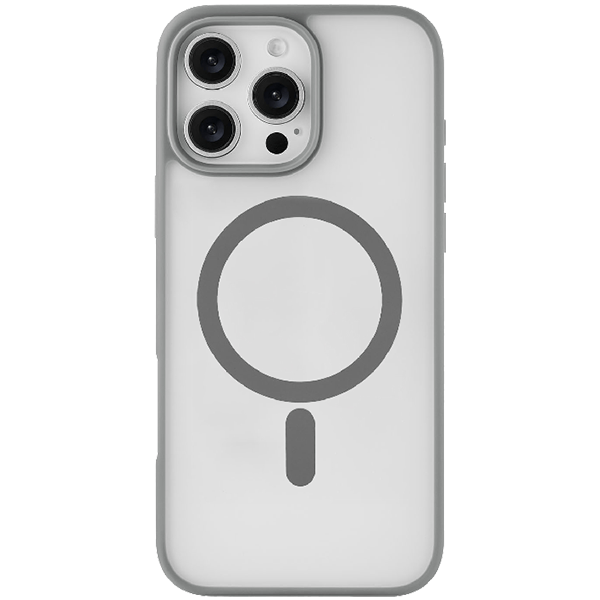 

Чехол UBEAR Cloud Mag с MagSafe Серый для iPhone 16 Pro Max (CS435GR69PMT-I24M)