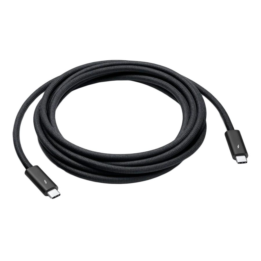 APPLE Thunderbolt 4 Pro Cable, Black, 3m