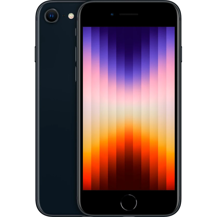 iPhone SE Gen.3, 256 ГБ, Тёмная ночь купить: цена MMXM3RM/A, рассрочка -  iSpace