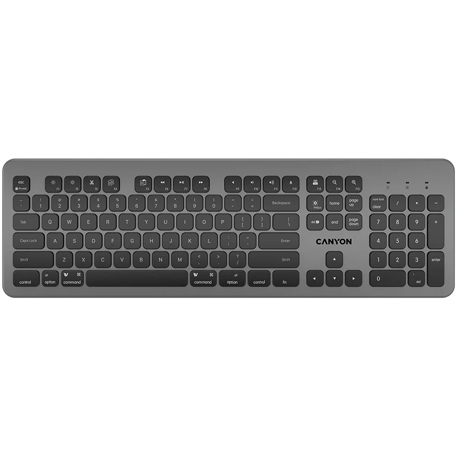 Keyboard CANYON BK-10, Wireless, US EN - buy in Cyprus