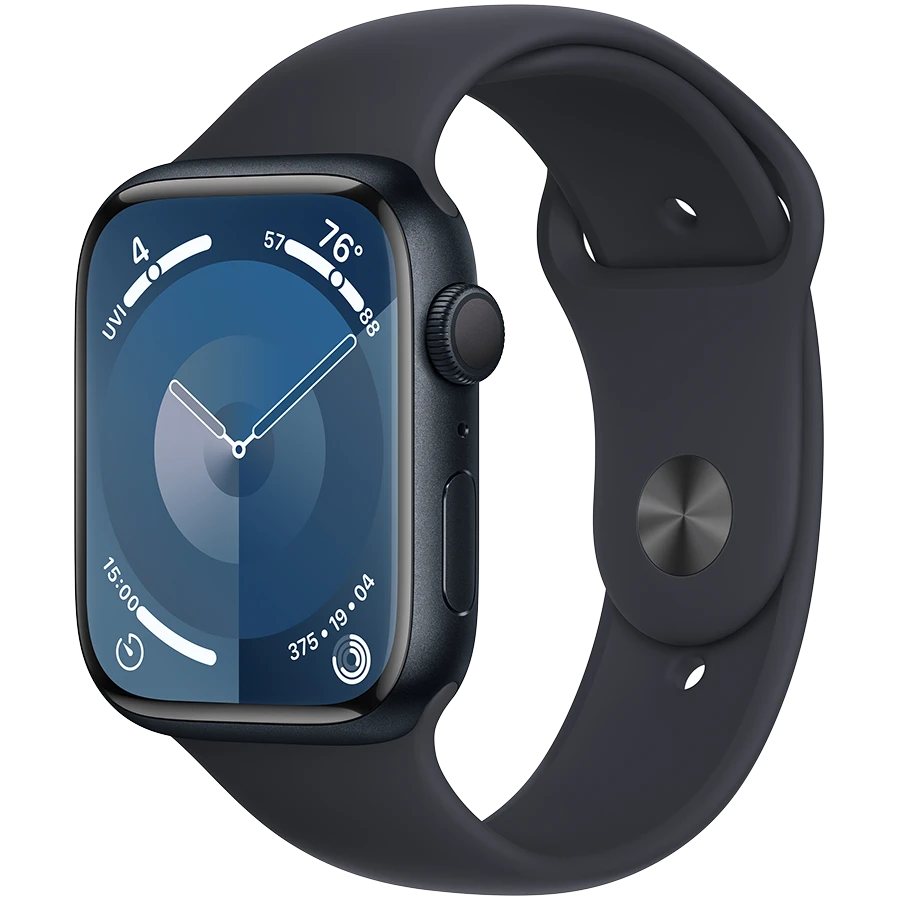 Apple Watch Series 9 GPS 45 Smartphone Midnight Midnight Sport Band M L MR9A3QR A iSpace