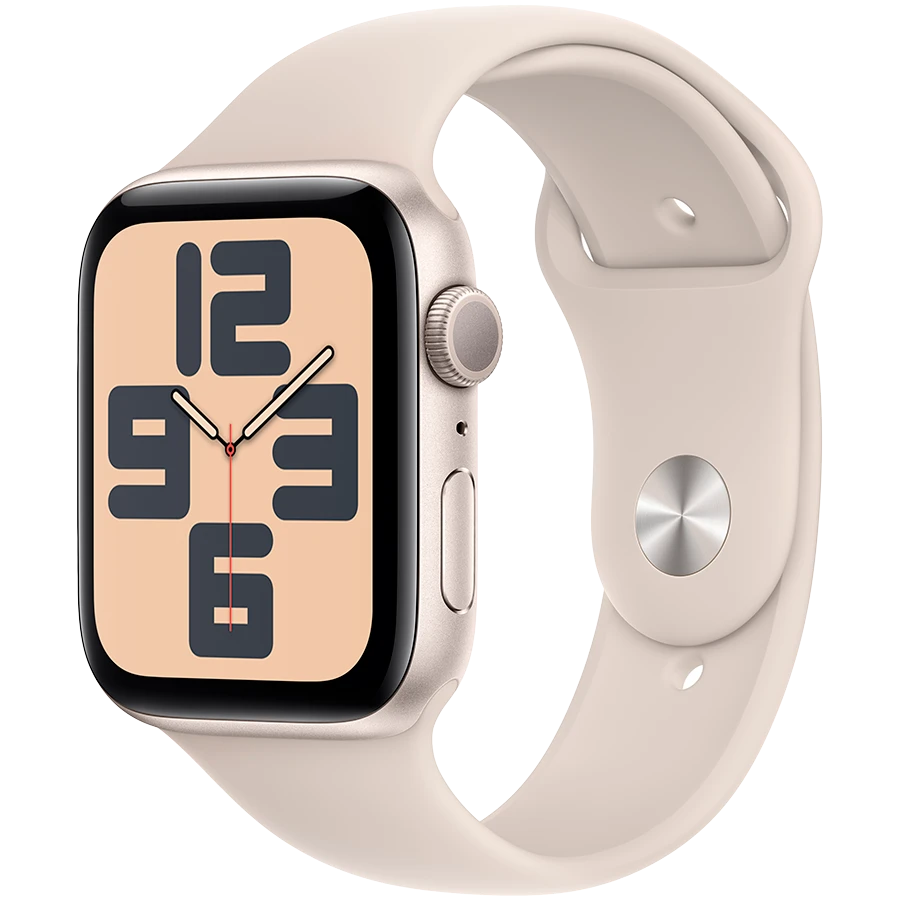 Apple Watch SE GPS Gen.2 (2023), 44mm, Starlight, Starlight Sport