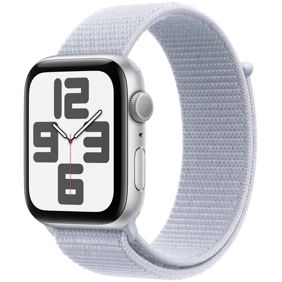 Apple Watch SE GPS Gen.2 (2024), 40мм, Серебристый, Blue Cloud Sport ...