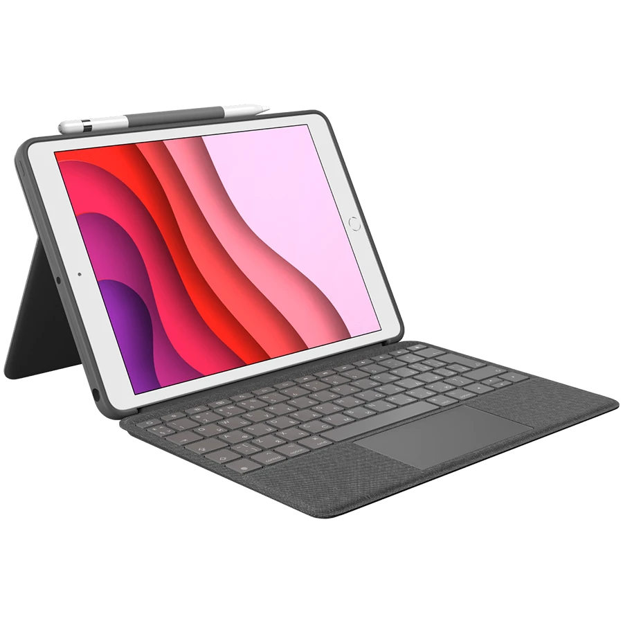 Чехол-клавиатура LOGITECH (CIS) Combo Touch Графит для iPad Air (4-го ...