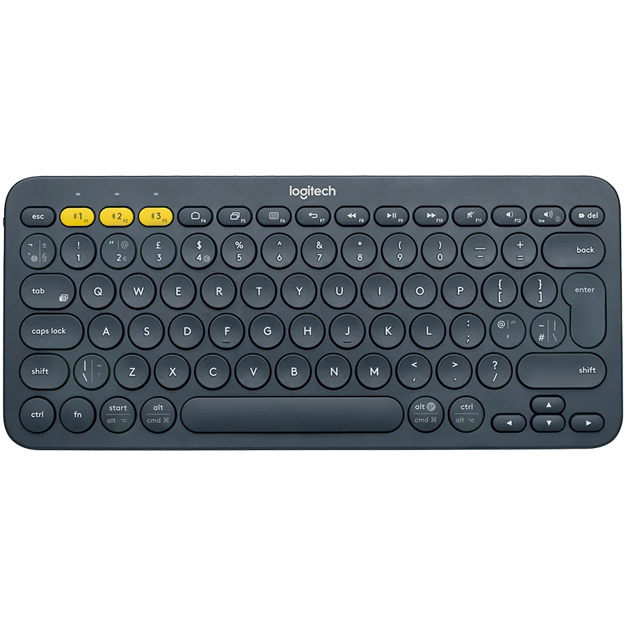 Keyboard LOGITECH K380, Wireless, Dark Gray, RU/International EN buy