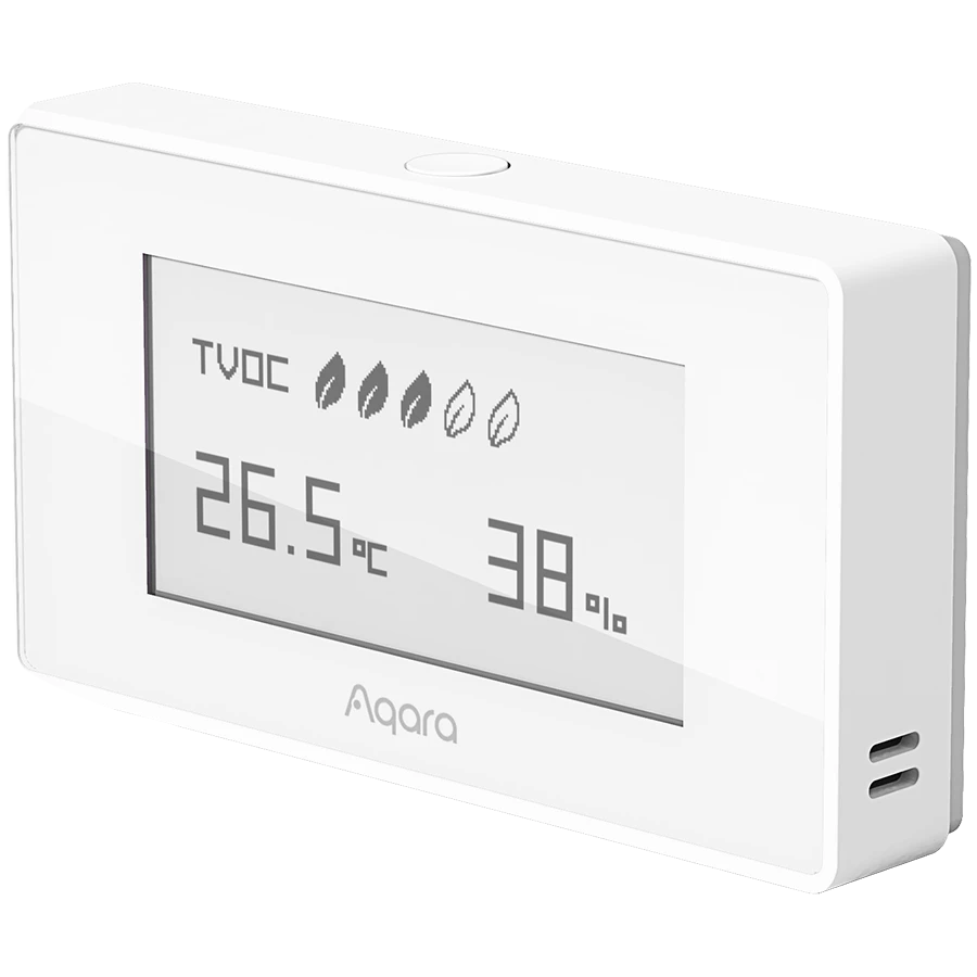 Temperature Sensor/Humidity Sensor/Air Quality Monitor AQARA, White ...