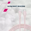 USB-C to Lightning Cable (Silicone, USB 2.0, 1m) - Photo 3
