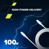 USB-C - USB-C Kabel (Silikon, USB4, 1,2 m) - Photo 3