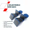 Kit Solar Plegable de 2 Paneles SP200W - Photo 22