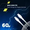 USB-C to Lightning Cable (Silicone, USB 2.0, 1m) - Photo 8