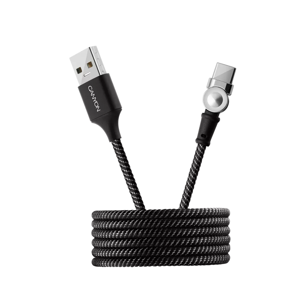 Кабель USB Type-C с магнитной поворотной системой UC-8 (CNS-USBC8B)