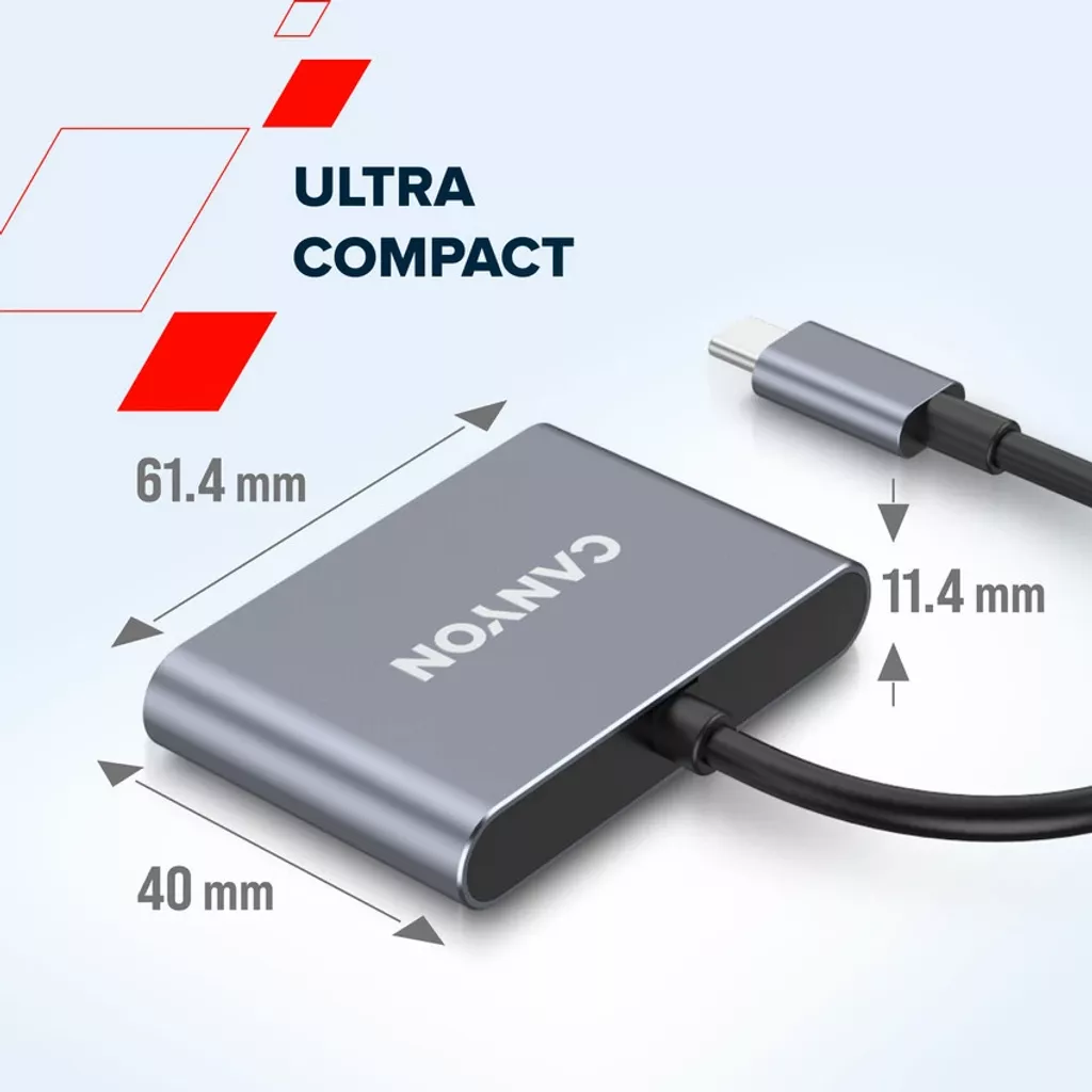 3 Port USB (C) HUB DS-3 - Photo 7