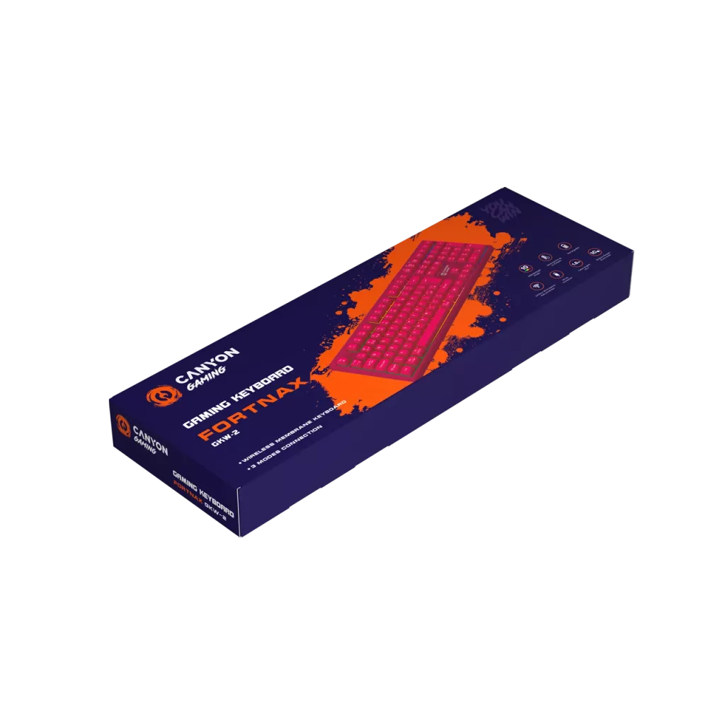 Wireless Membrane Keyboard Fortnax GKW-2 - Photo 7