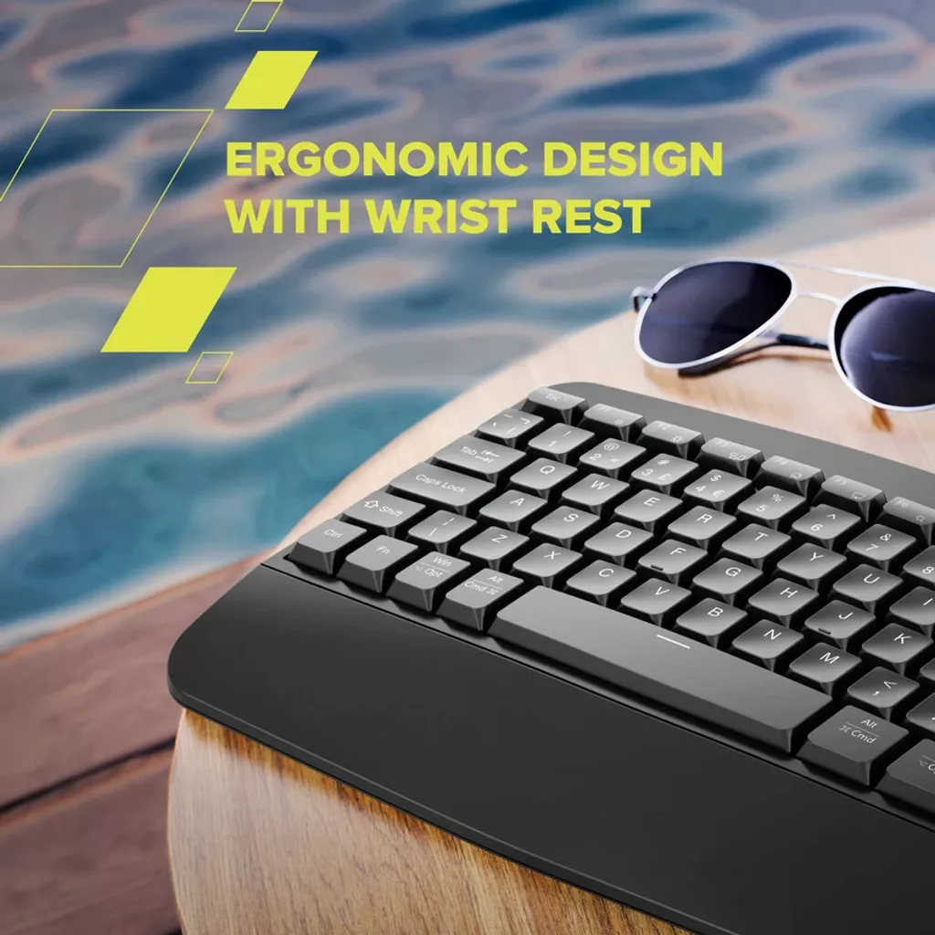 Ergonomic Wireless Keyboard HKB-W6 - Photo 10