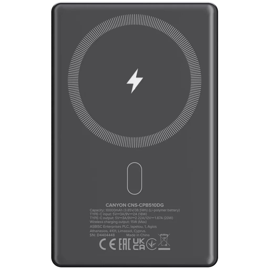 Power Bank OnPower 510 Slim Magsafe 10000 mAh PD20W - Photo 3