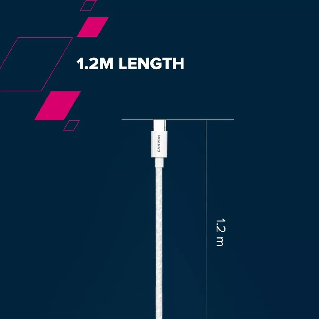 Kabel USB-C – USB-C (USB 2.0, 1,2 m) - Photo 7
