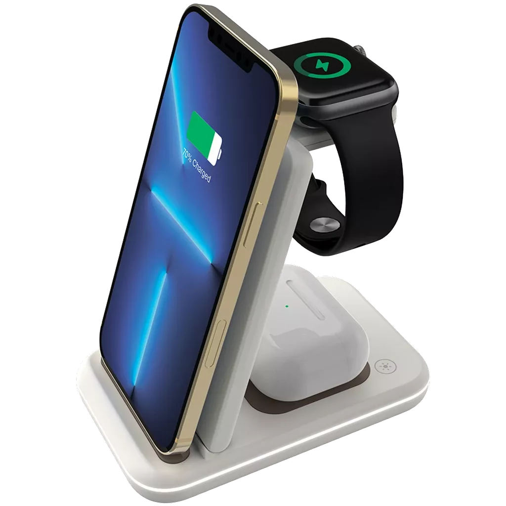 3-in-1 wireless charging station WS-304 - Photo 2