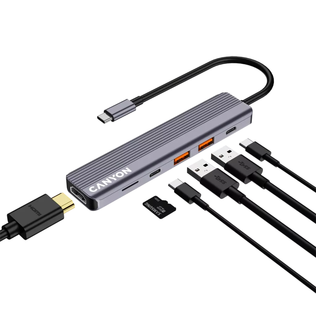 6 Ports USB-C HUB DS-17 - Photo 3