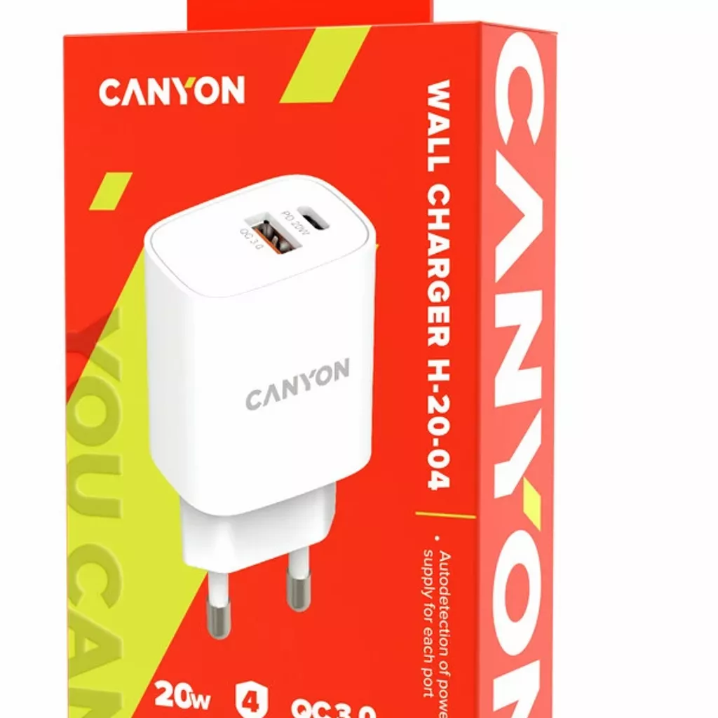 Fast Charging PD & QC 3.0 Wall Adapter H-20-04 - Photo 3