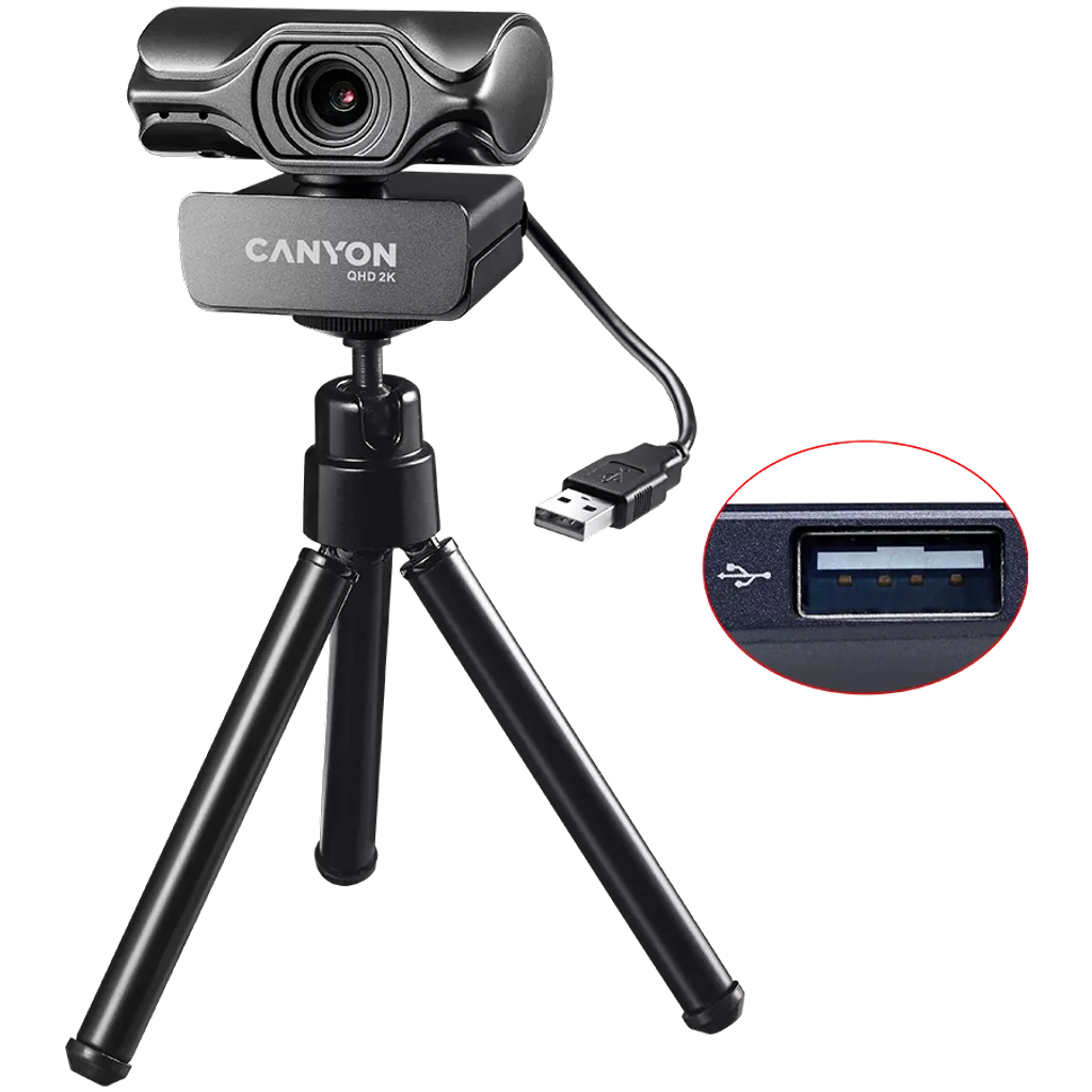 Cameră web cu streaming HD de 2K Quad C6 - Photo 3