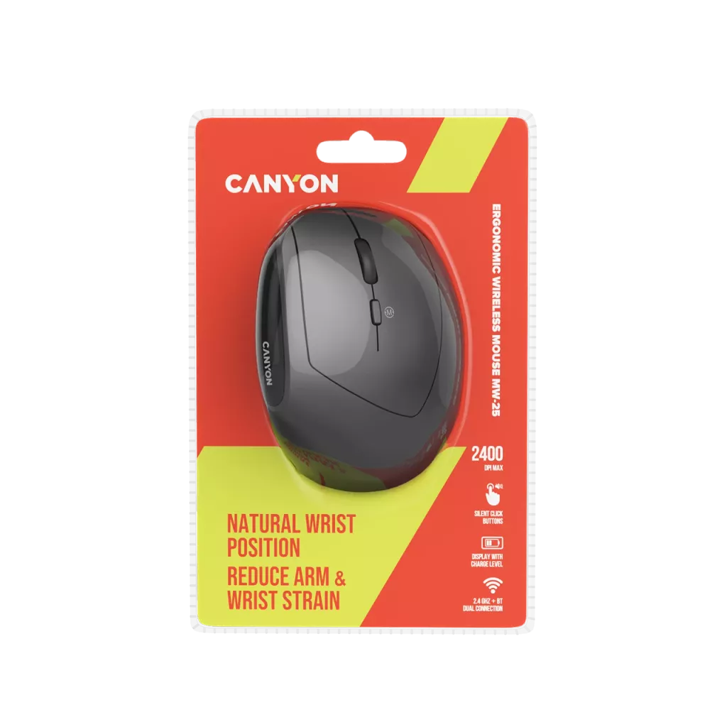 Вертикальна бездротова миша MW-25 - Photo 4