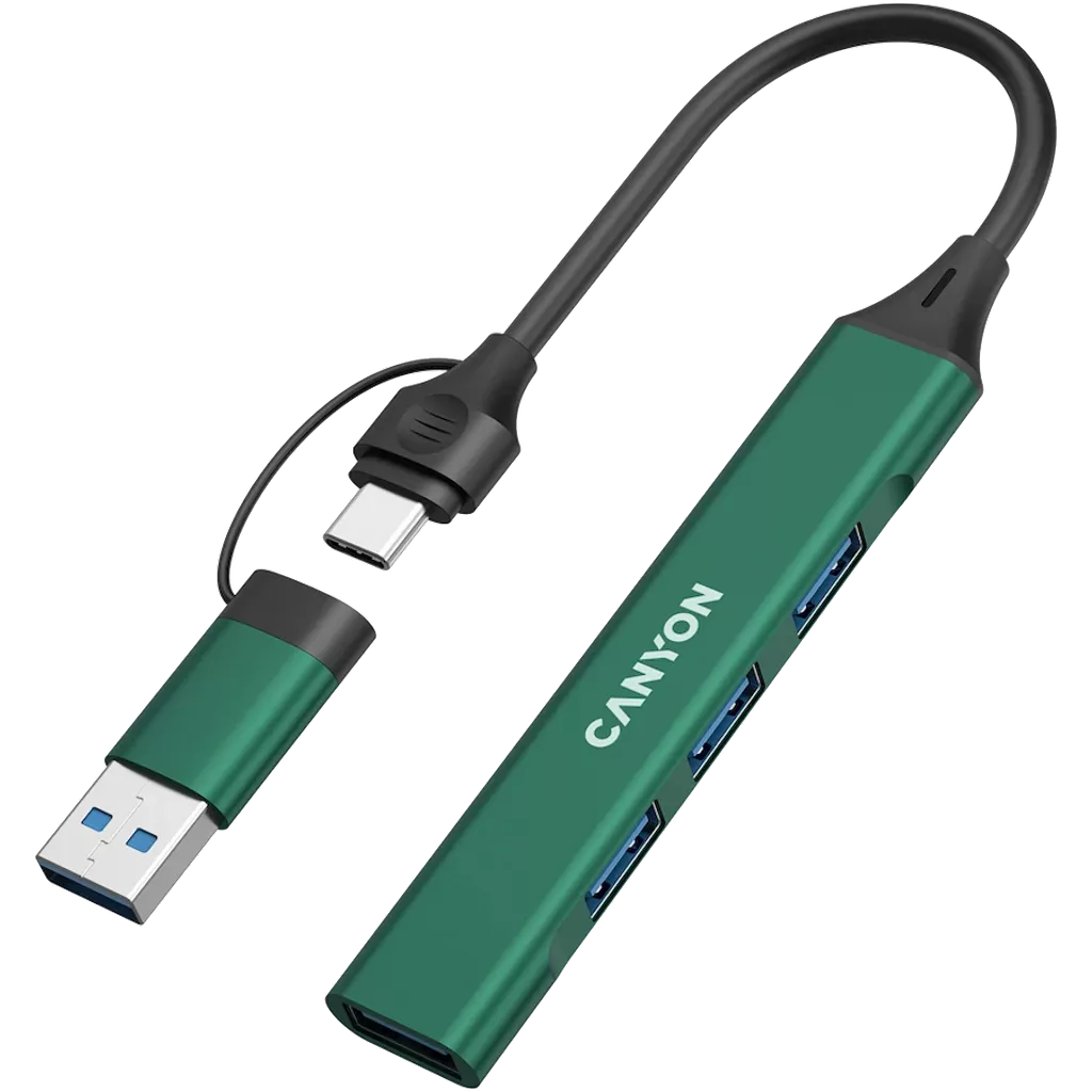 4 portový USB-C HUB DS-02 - Photo 2