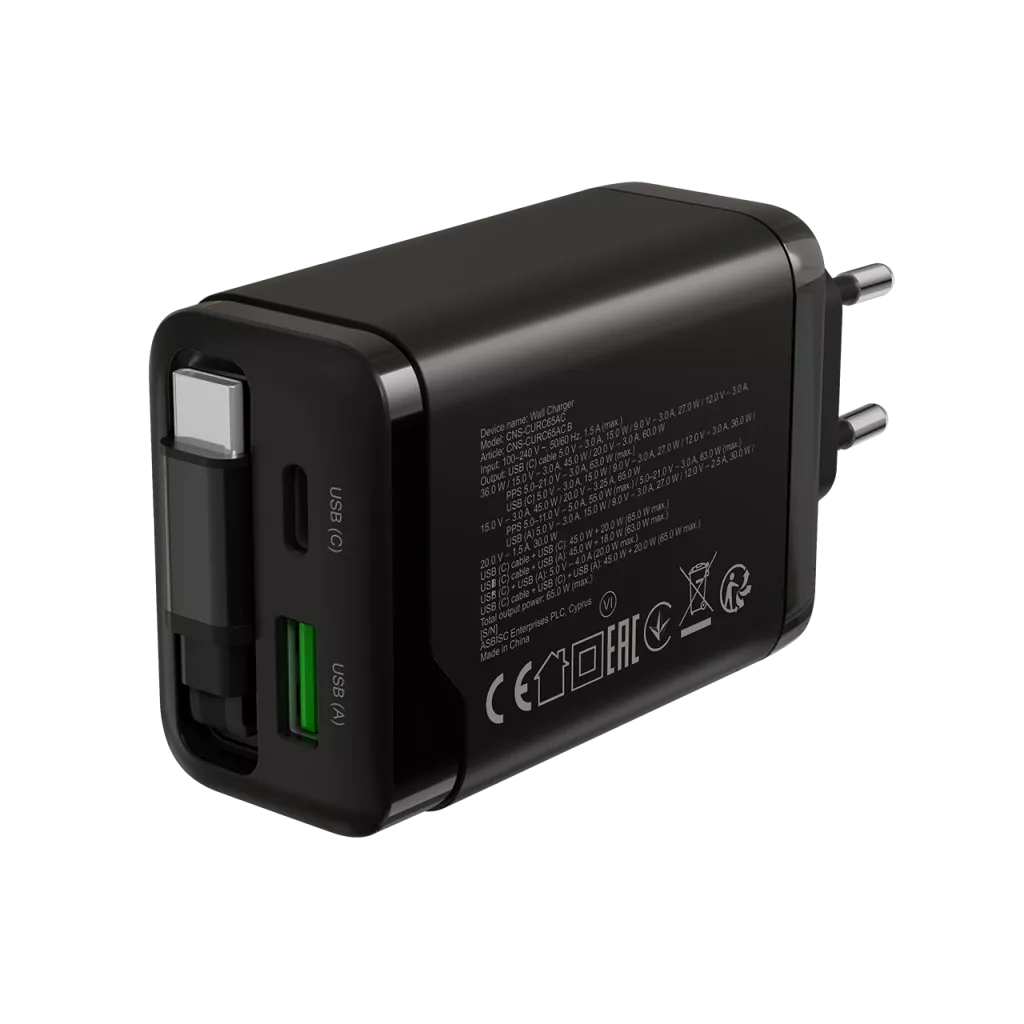 Wall Charger OnCharge 65RС - Photo 6