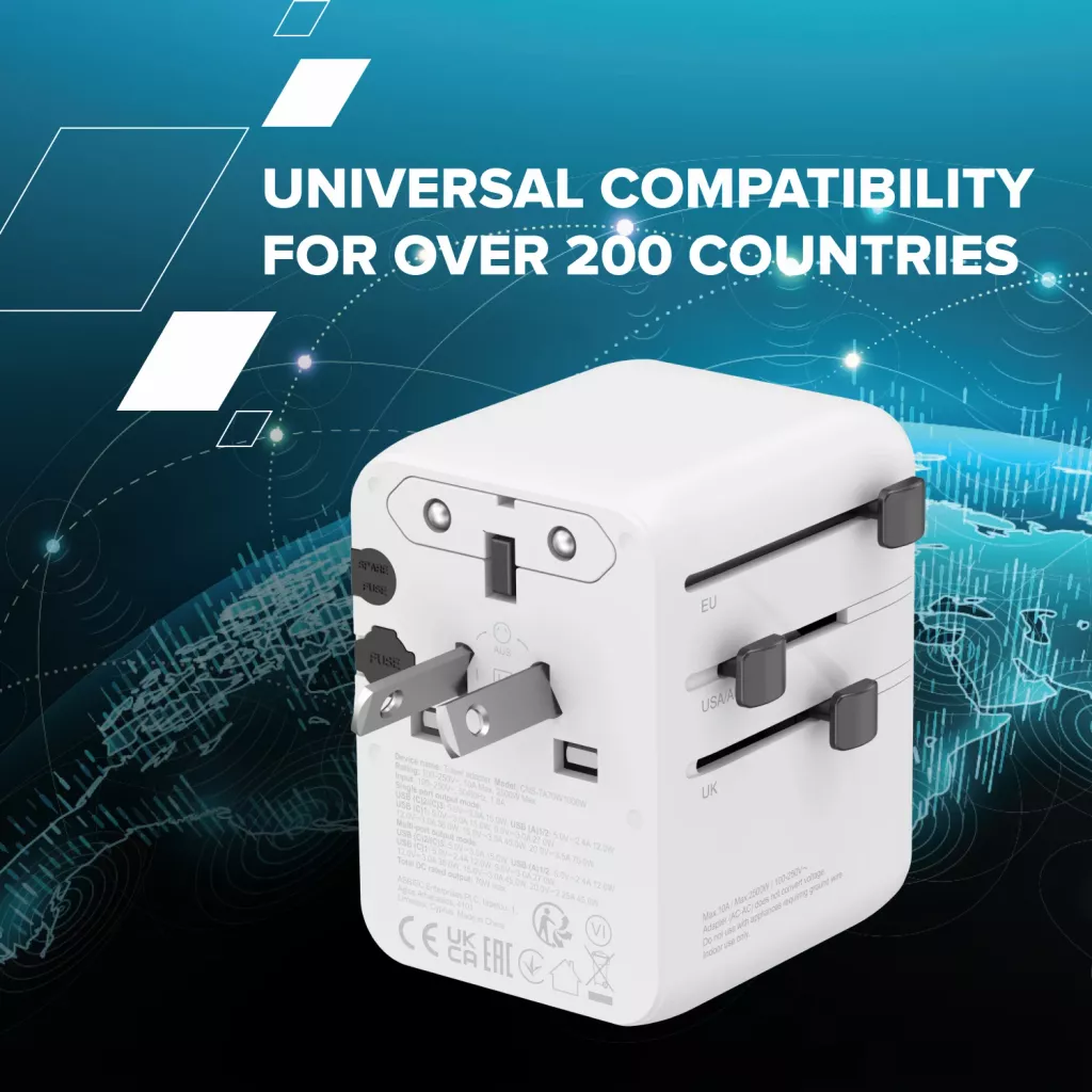 Universal Travel Adapter OnTour 70 - Photo 6