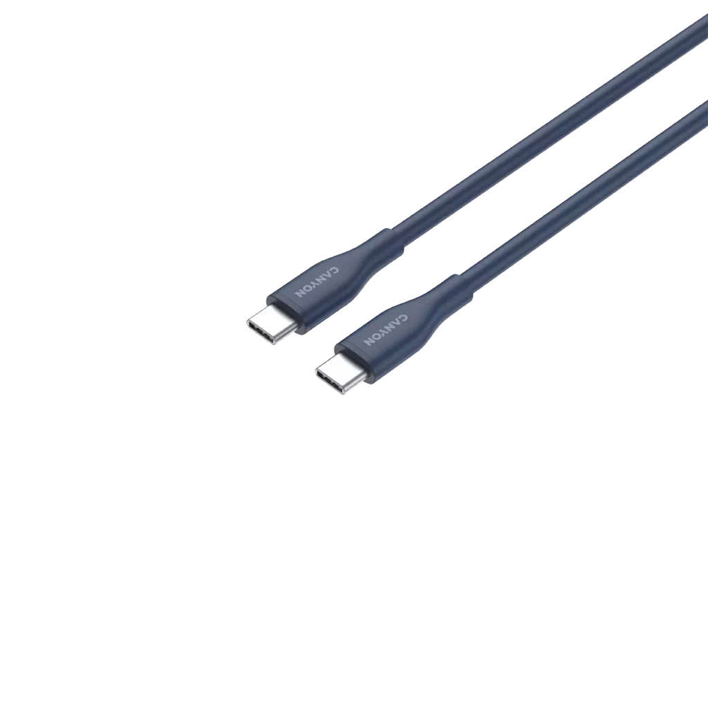 USB-C - USB-C kábel CC60SC10 (silikón, USB 2.0, 1m) - Photo 3