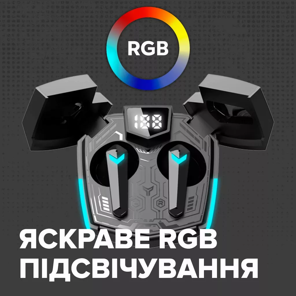 Ігрова гарнітура ''DoubleBee'' GTWS-2 - Photo 9