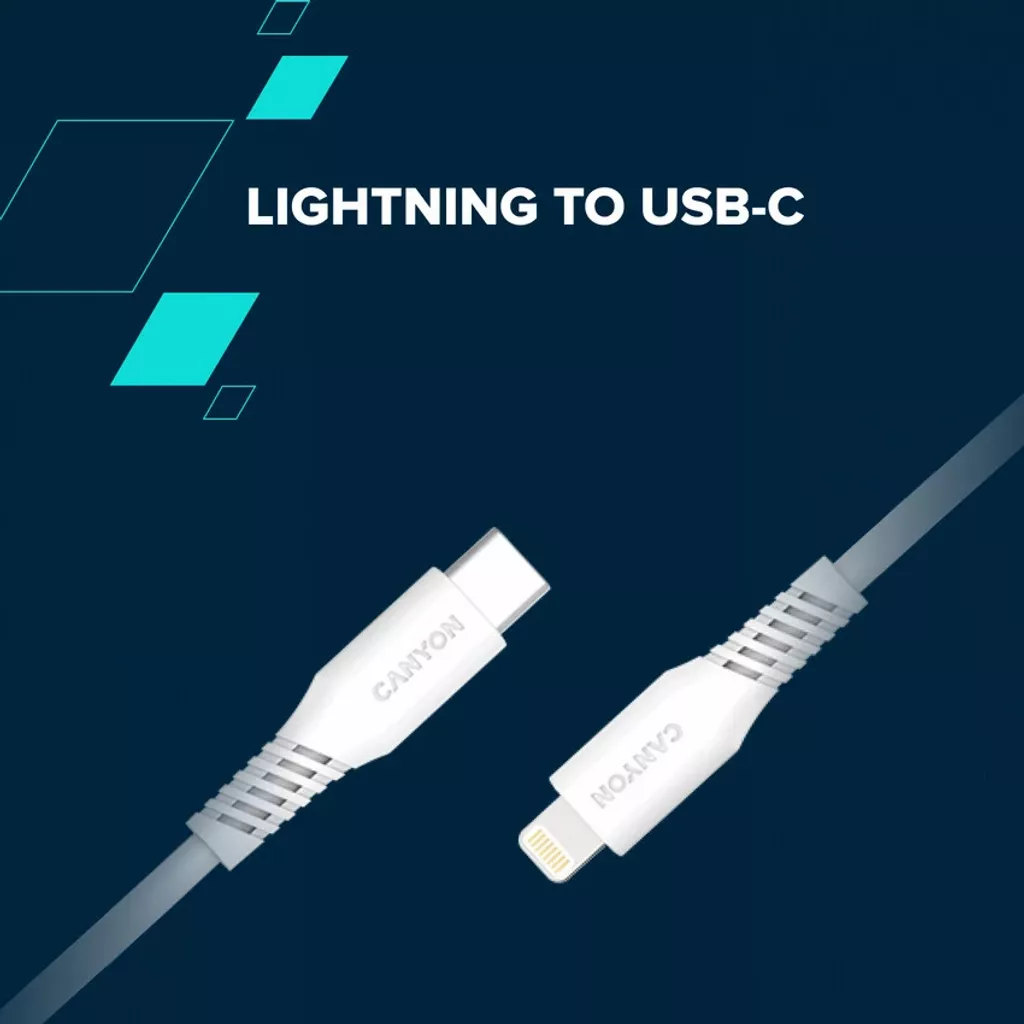 Kabel USB-C - Lightning (USB 2.0, 2 m) - Photo 2
