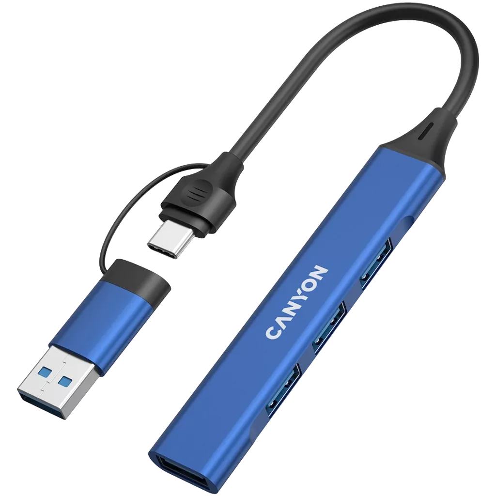 4 portový USB-C HUB DS-02 - Photo 2
