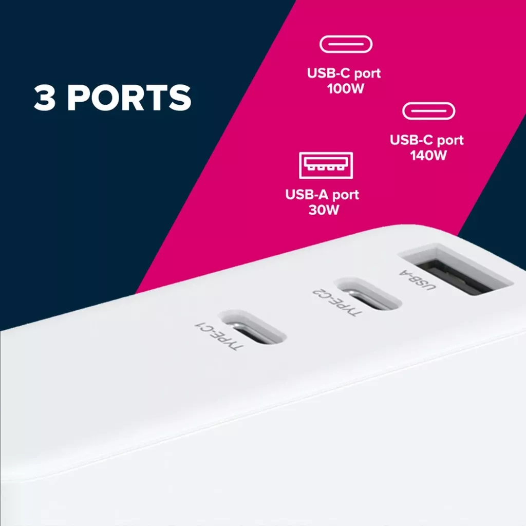 Fast Charge GaN Wall Charger H-140-01 - Photo 7