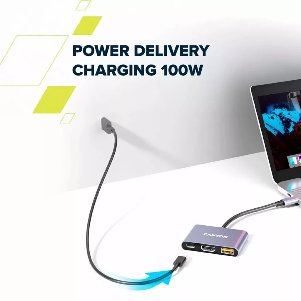 3-Port USB-C Hub DS-4 - Photo 9