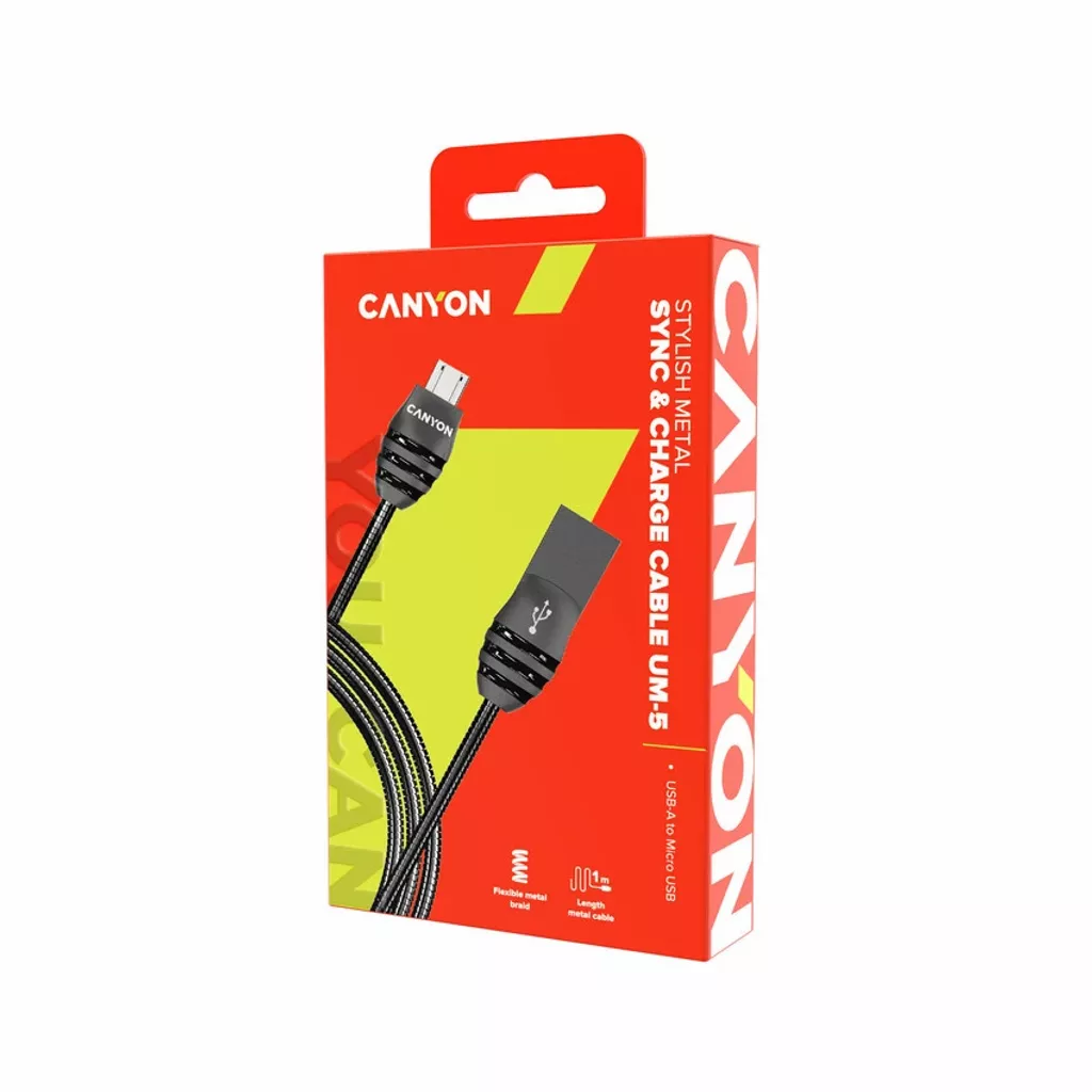 Stylish Metal Sync&Charge Cable UM-5 - Photo 3