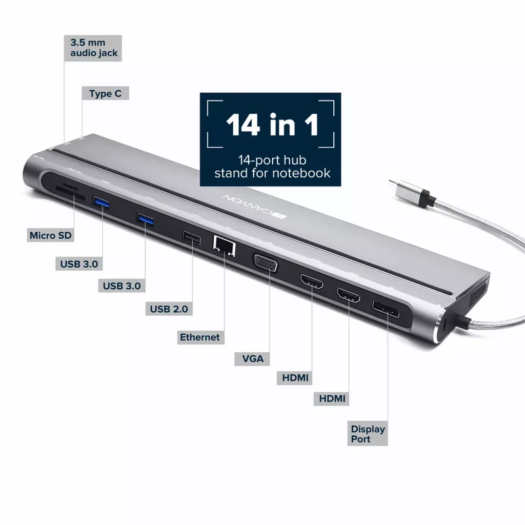 USB-C Multiport Docking Station 14-in-1 DS-9 (archived) - Photo 5